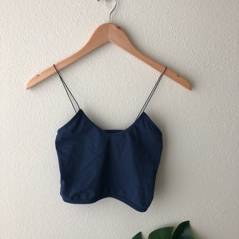 ☀️SOLD☀️ FREE PEOPLE NAVY TANK TOP